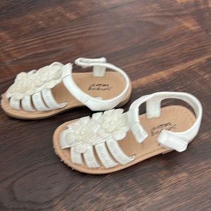 Adorable white sandals
